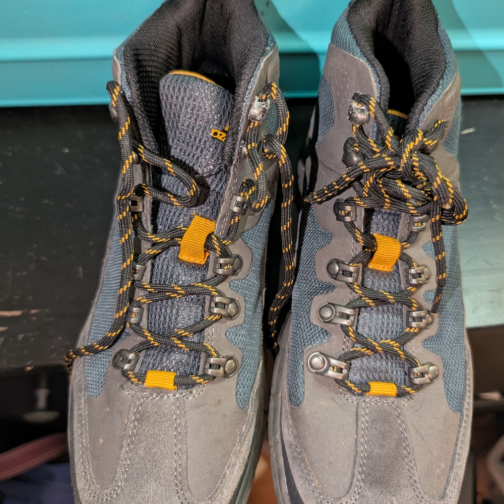 Ozark Trail Grey Hiking Boots with Rugged Design